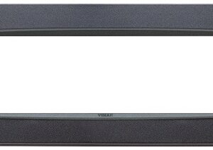 Placca Metallo 7 Moduli Antrtacite Matt